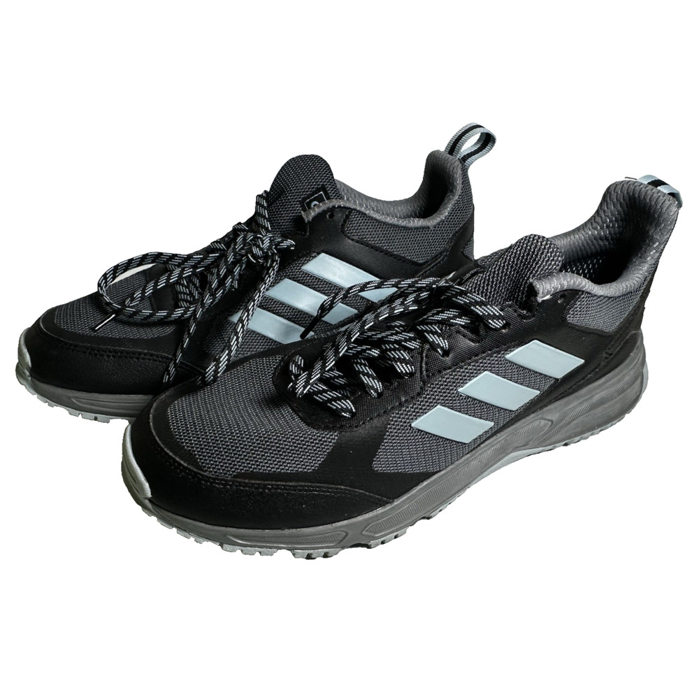 Adidas Rockadia Trail 3.0 Sneakers Black/Blue/Gray US 9 EG3482 Running Gorpcore